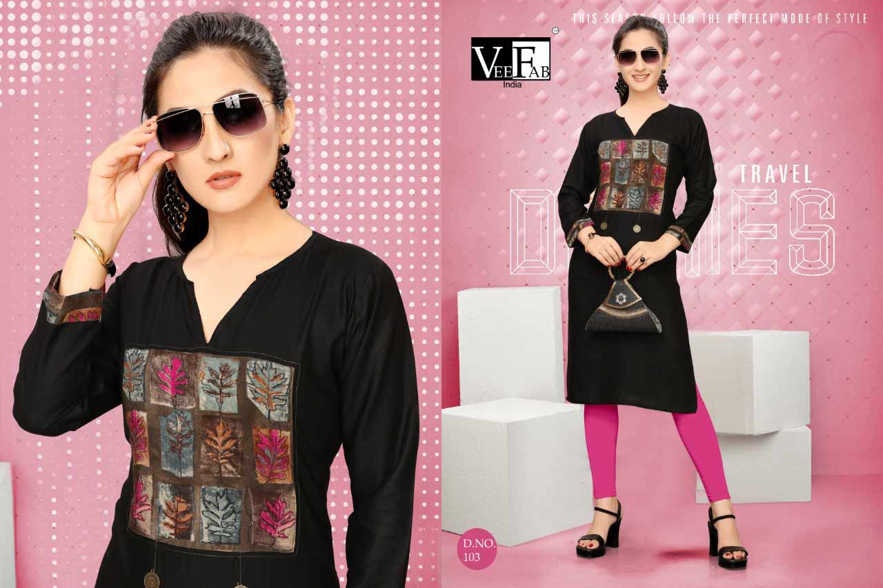 Dream Girl Vol-2 Veefab India Rayon Print Kurti Dream Girl Vol-2 Veefab India Rayon Print Kurti